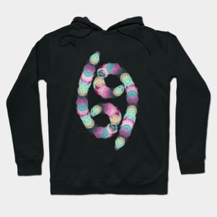 Spirograph Cancer Zodiac Horoscope Symbol Hoodie